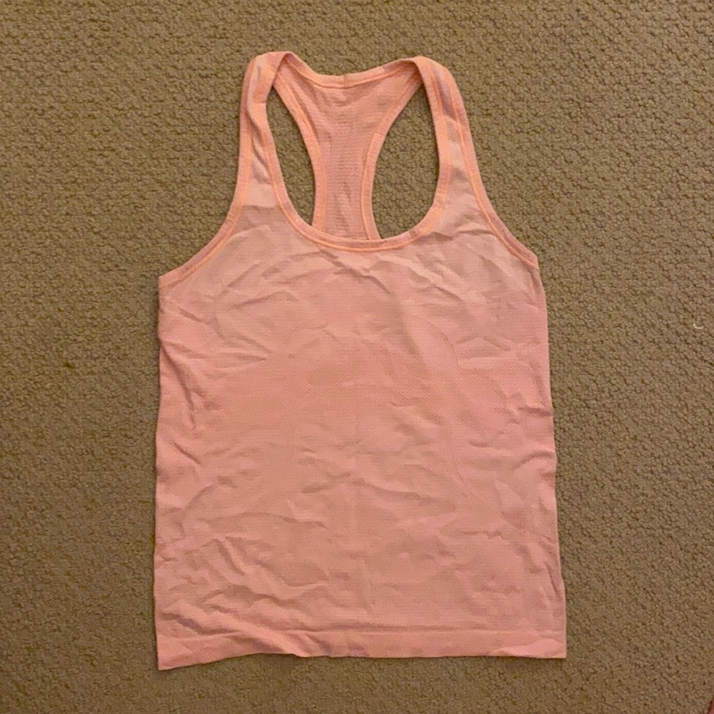 Peach lulu tank!